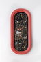 Hermia Bandeja de Metal EE1689A Plata 16 x 35 cm